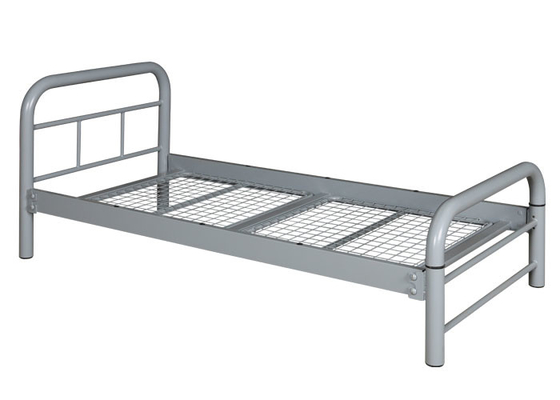 Напудрите покрывая поверхностную односпальную кровать металла L1900*W900