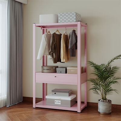 Металлический шкафчик для хранения, предназначенный для использования пространства с регулируемыми полками, сильная рама и механизм блокировки