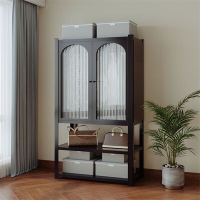 Металлический шкаф-локер с 2 дверями, полкой, прочный, с регулируемой вешалкой, современный дизайн