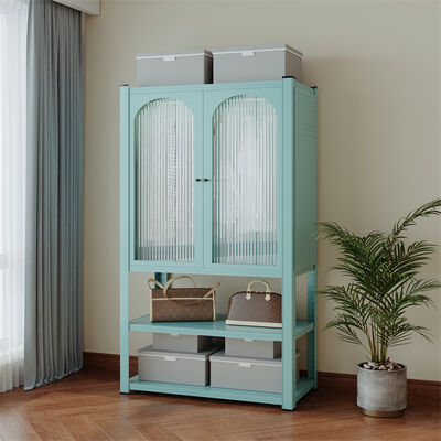 Металлический шкаф-локер с 2 дверями, полкой, прочный, с регулируемой вешалкой, современный дизайн