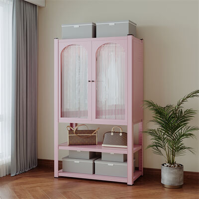 Металлический шкаф-локер с 2 дверями, полкой, прочный, с регулируемой вешалкой, современный дизайн