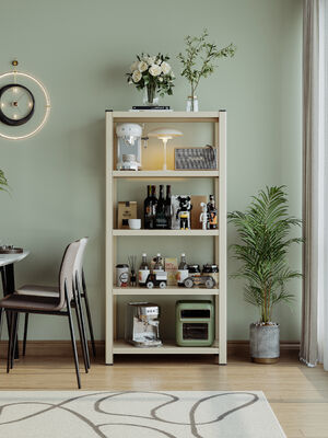 Металлический многоярусный шкаф для хранения с регулируемой высотой, разработанный для рационального использования пространства, с прочной рамой