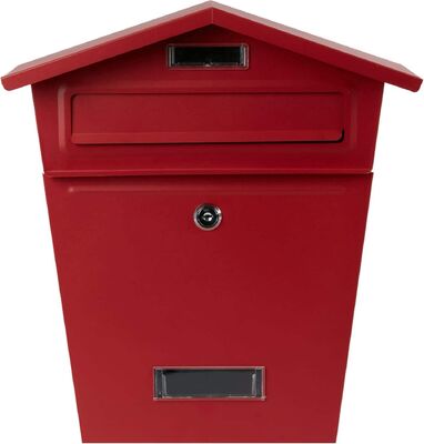 Металлический настенный почтовый ящик с порошковым покрытием для уличных вилл, садов, почтовых услуг