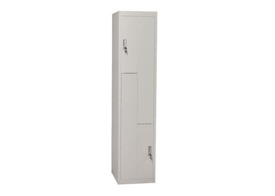 2 Door Steel Locker Cabinet with Raised Legs for Employee Changing Rooms