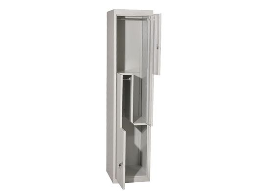 2 Door Steel Locker Cabinet with Raised Legs for Employee Changing Rooms