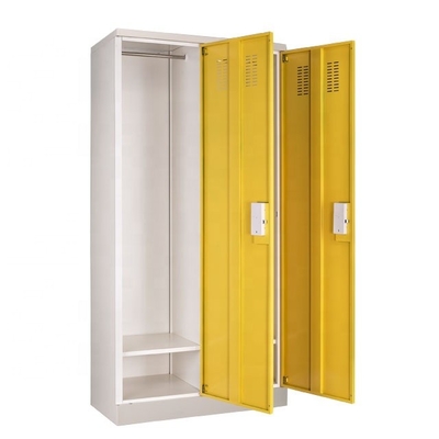 2 двери RAL красят большие шкафчики для хранения металла