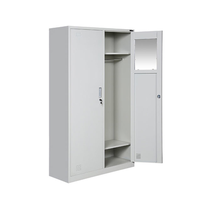 Шкаф шкафчика для хранения металла 2 дверей