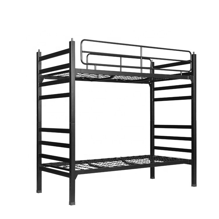 Двухъярусные кровати двойной рамки металла двойные с лестницей